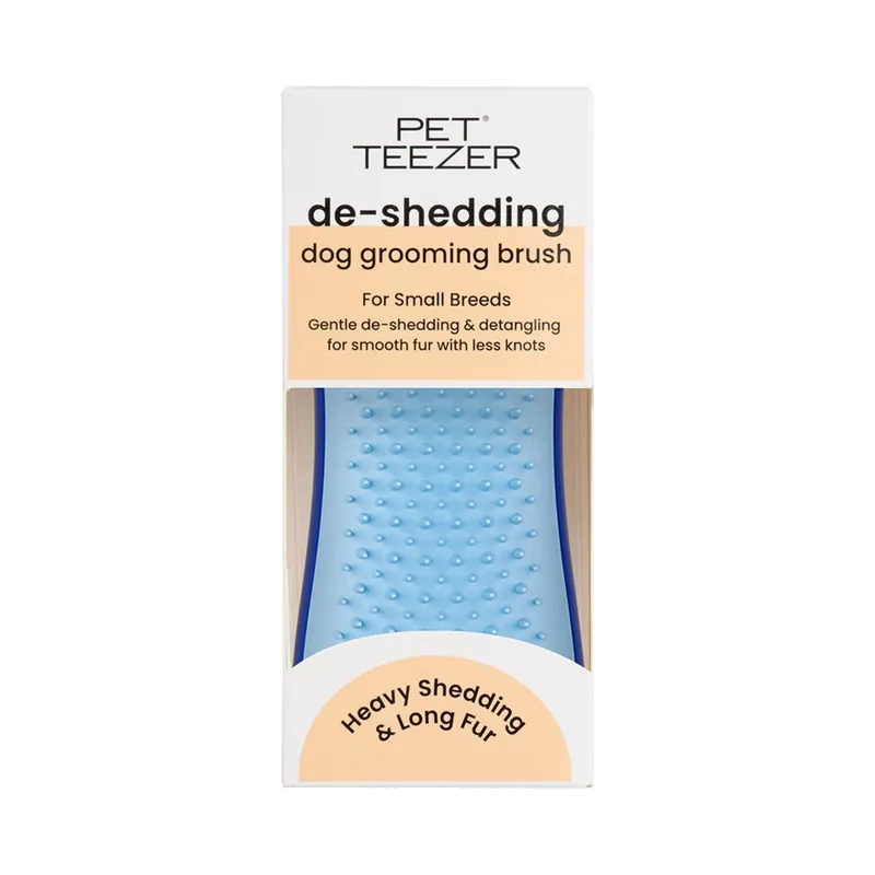 New Flag Bürste Pet Teezer blau kleine Hunde Heißes Angebot